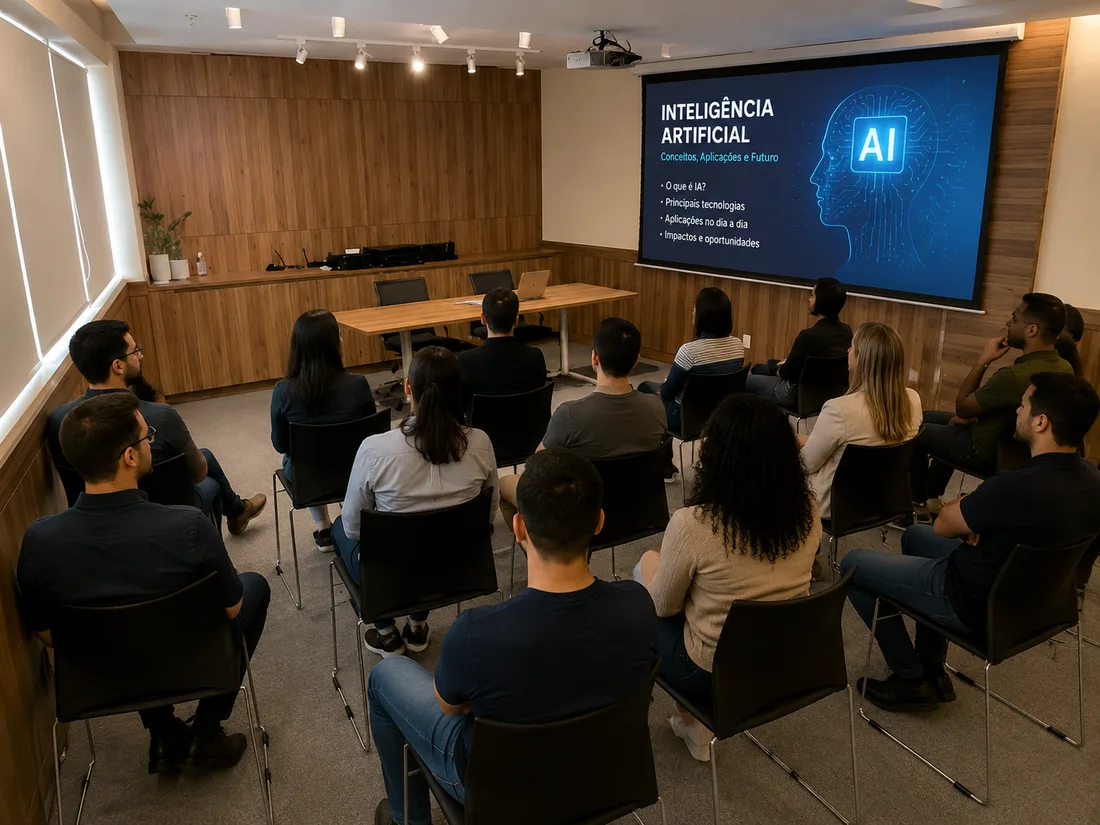 Sala de convenção da BOW 360 na Barra da Tijuca, onde acontecem os treinamentos presenciais
